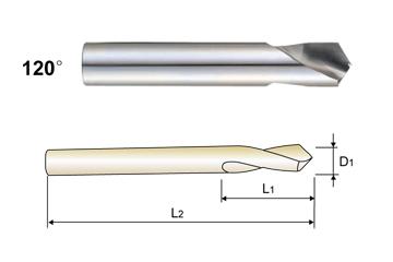 2481L 3/4-120 120 DEG NC SPOTTING DRILL 8% COBALT