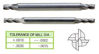 4 FLUTE REGULAR LENGTH DE MINIATURE 8% COBALT