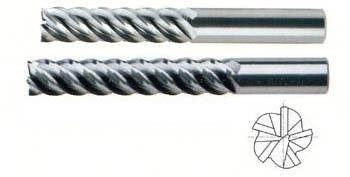 5 FLUTE LONG LENGTH 45 DEG HELIX CARBIDE