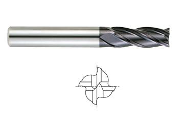 EM819907 10 x 10 x 30 x 90 R2.0 4 FLUTE LONG LENGTH CORNER RADIUS X-POWER CARBIDE - METRIC End Mill