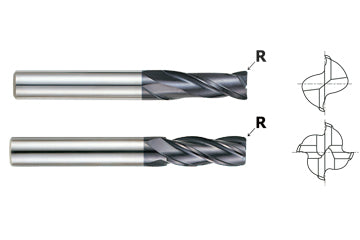 GM649903 3/16(R.02) x 1/4 x 5/8 x 2-1/2 X-POWER PRO 4FL H-30 CR REG END MILL