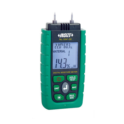 Insize 9341-50 DIGITAL MOISTURE METER, Measuring depth 0~1.97"