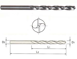 D5412107 #7 x .2010 x 1-3/4 x 3 CARBIDE JOBBER LENGTH TWIST DRILL