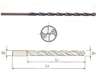 DH515120 12.0 x 12.0 x 216 x 281 CARBIDE DRILL MQL TYPE W/ COOLANT (15XD)