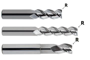 EA50321 1/2 x 1/2 x 1-1/4 x 3 3 FLUTE 45 DEGREE HELIX REGULAR LENGTH 0.060 CORNER RADIUS ALU-POWER End Mill