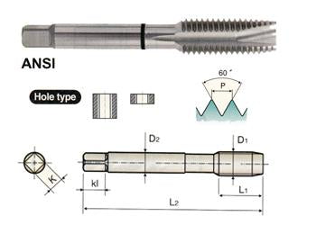 YG T3868C M27x 3.0 D8 130.2L HSS-EX COMBO MODI SPIRAL POINT TAP TiCN COATING