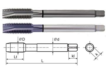 YG TC262S #6-40UNF GH2 56.0L HSS-EX COMBO MODI SPIRAL POINT TAP DIN LENGTH ANSI SHANK STEAM HOMO