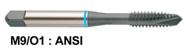 O1625 9/16-18, H5 3 FLUTED SPIRAL POINTED PLUG SUPER HSS HARDSLICK COATED FOR STEEL & STAINLESS STEELS UPTO 35HRc3 FLUTED SPIRAL POINTED PLUG SUPER HSS HARDSLICK COATED FOR STEEL & STAINLESS STEELS UPTO 35HRc