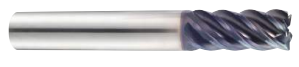 UGMH12925 3/4 x 3/4 x 2-1/4 x 5 TitaNox-POWER 5 FLUTE SQUARE END MILL (SHARP CORNER)