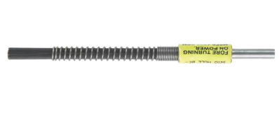 1/2" Coil Spring Brush - .014 CS Wire, 1/4" Shank