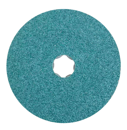 COMBICLICKÃ‚Â® Fiber Disc, 4-1/2" Dia. - Zirconia Alumina Z, 60 Grit