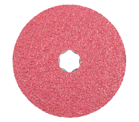 COMBICLICKÃ‚Â® Fiber Disc, 4-1/2" Dia. - Ceramic Oxide CO-COOL, 80 Grit