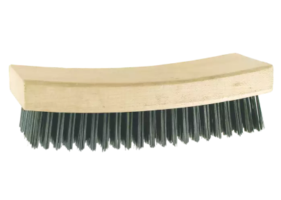 Curved Back Block Brush - 9 x 21 Rows, CS Wire