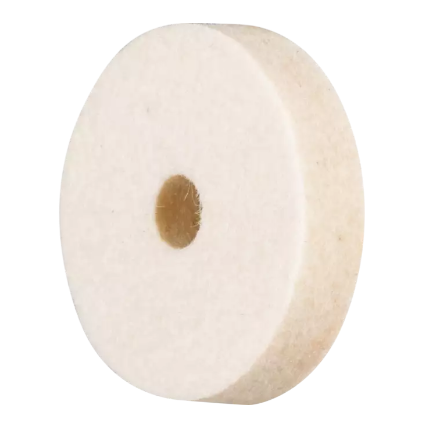 Felt Wheel 4" Dia. x 3/4" Width - 3/8" Arbor Hole