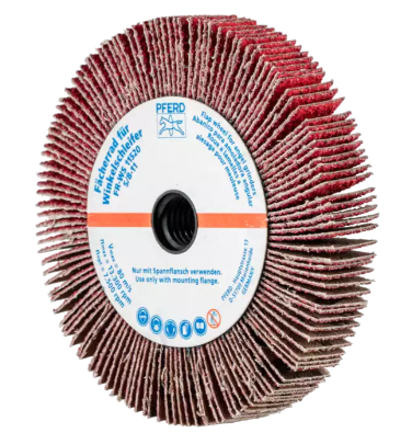 4-1/2" x 5/8" Unmounted Flap Wheel - 5/8-11 Thread - Ceramic Oxide - 60 Grit