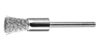 1/4" Dia. SINGLETWISTÃ‚Â® Knot End Brush - .006 SS Wire, 1/4" Shank