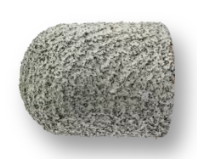 3/16" x 7/16" POLICAPÃ‚Â® Abrasive Cap - Shape C - SiC-COOL - 150 Grit