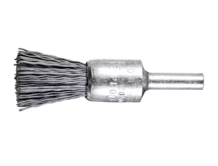 3/4" M-BRADÃ‚Â® End Brush - 1/4" Stem,  .035 SiC - 180 Grit