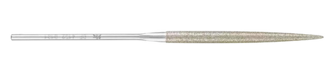 5-1/2" Diamond Needle File - Half Round, Fine Cut