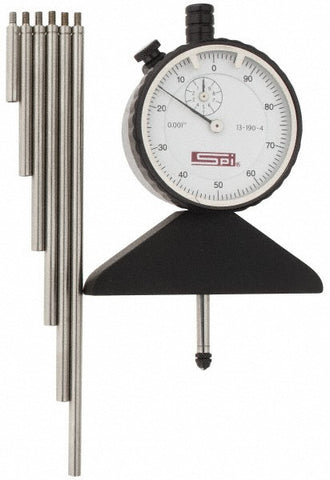 SPI DIAL DEPTH GAGE- 0-22" RANGE .001"