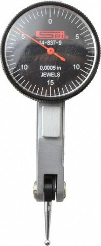 SPI DIAL TEST INDICATOR- .030" TRAVEL BLACK