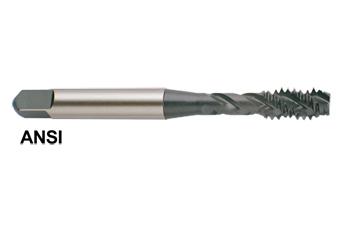 D4824 1*1/8-7, H4 4 FLUTE SPIRAL FLUTED  MODIFIED BOTTOMING BRIGHT FINISH TAP FOR STEEL UPTO 38HRc