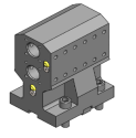 SD48659 B55 BTH 15-19.05 CH75/130 L120. BMT55 3/4" ID Twin Boring Bar Tool Block for Doosan Lynx 300M, Puma 2100, Puma 2600, Puma GT2100M, Puma GT2600M & Puma MX2100ST Lathes