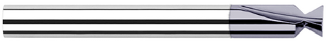 16709-C3 Harvey Tool 9/64 D x 60 DEG x .010 R DOVETAIL AlTiN