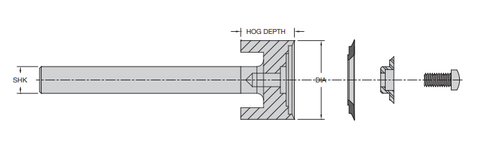 Onsrud 30-226 45MM HSS SAW BLADE