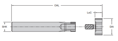 Onsrud 34-042 .875 HSS SAW PANEL TOOL