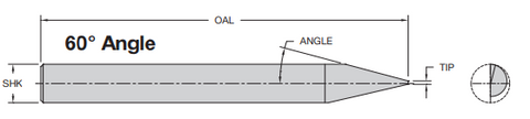 Onsrud 37-19 SC SINGLE EDGE 60 DEG ENG BIT KIT