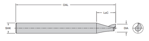 Onsrud 40-015 5/16 HSS UPCUT SE