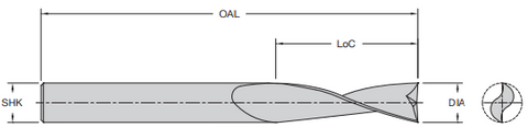 Onsrud 40-103 3/16 HSS UPCUT DE