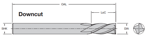 Onsrud 54-241 1/2 SC 4E DC FG W/COATING