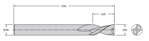 Onsrud 57-160 1/2 SC DOWNCUT DE