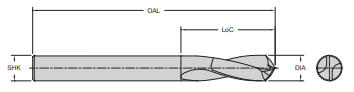 Onsrud 67-872 .3860 (W) SC 8 FACET DRILL