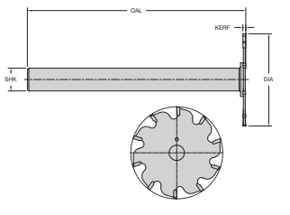 Onsrud 70-340 2" CT RH HARD PLASTIC SLOW