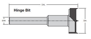 Onsrud 72-097 35MM SC HINGE BIT