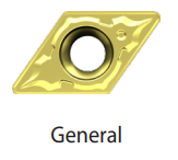 YG  DCMT32.52UG YG3010 Inserts for  for Steels & Stainless Steels with .031" Radius