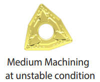 YG WNMG432UM YG3020 Inserts for  for Steels with .031" Radius