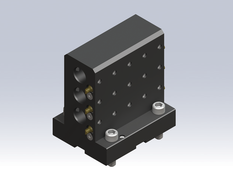 MNL12-BG10Z-MST. Lyndex Mori Static BG1" Z-Axis 90Deg<Axial> MainSubTriple 3+3 ExtCoolant