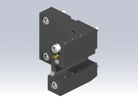 MNL12-CO10X. Lyndex Mori Static CutOff 1" X-Axis STRT<Radial> ExtCoolant T00198