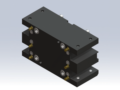 MNL12-OD10X-MSD. Lyndex Mori Static OD1"SQR X-Axis STRT<Radial>MainSubDual 2+2 ExtCoolant