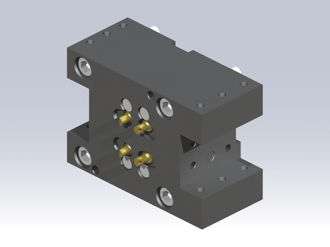 MNL12-OD25MX-MS. Lyndex Mori Static OD25mmSQR X-Axis STRT<Radial> MainSub 1+1 ExtCoolant