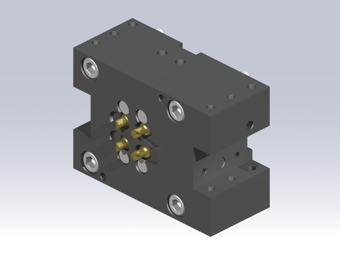 MNL12-OD75X-MS. Lyndex Mori Static OD3/4"SQR X-Axis STRT<Radial> MainSub 1+1 ExtCoolant