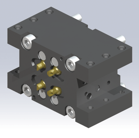 MNZ20-OD10X-MS. Lyndex Mori Static OD1"SQR X-Axis STRT<Radial> MainSub ExtCoolant