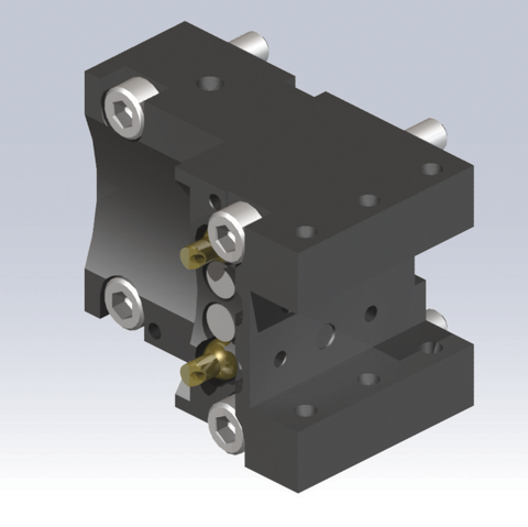 MNZ20-OD10X. Lyndex Mori Static OD1"SQR X-Axis STRT<Radial> ExtCoolant