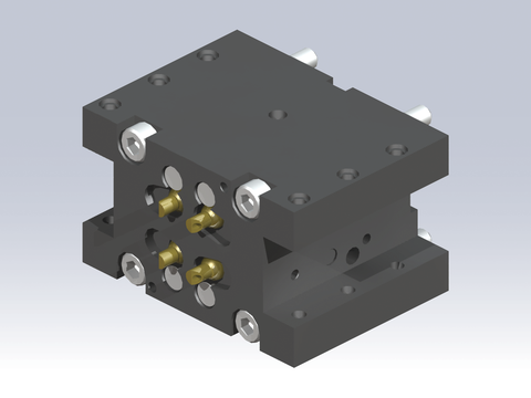 MNZ20-OD75X-LG-MS. Lyndex Mori StaticOD3/4"SQ X-Axis STRT<Radial>MainSub 1+1 ExtClnt T00249