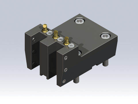 MNZ20-OD75X-MD. Lyndex Mori Static OD3/4"SQR X-Axis STRT<Radial> MainDual ExtCoolant