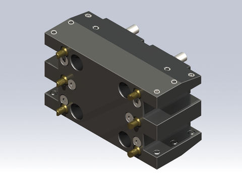 MNZ20-OD75X-MSD. Lyndex Mori StaticOD3/4"SQR X-Axis STRT<Radial>MainSubDual 2+2ExtCoolant